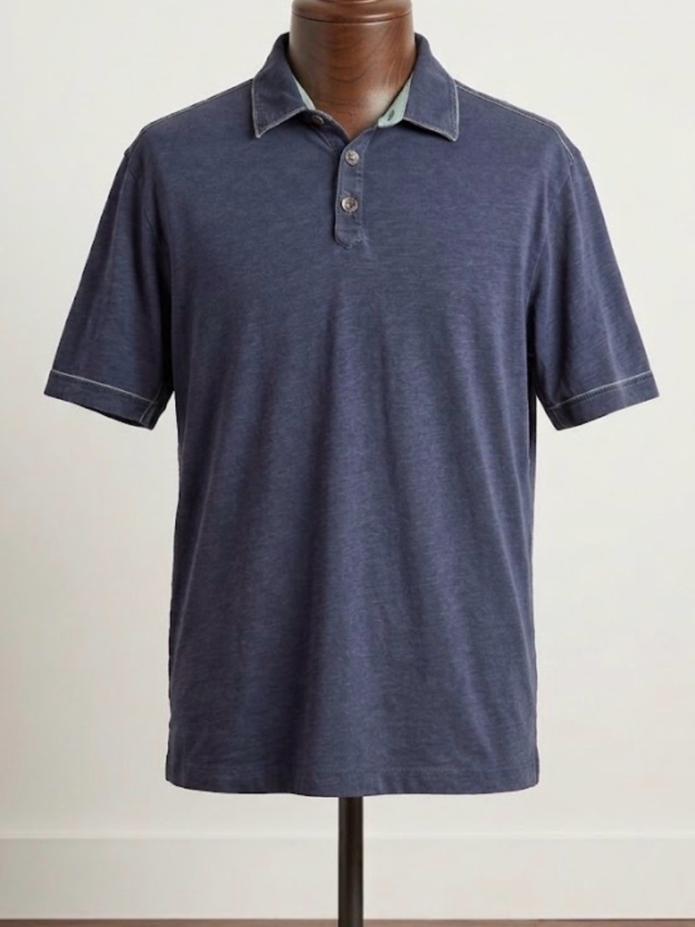 Tommy Bahama Polo Shirt Modern Fit 100% Pima Cotton Slub Knit Island Coastal L